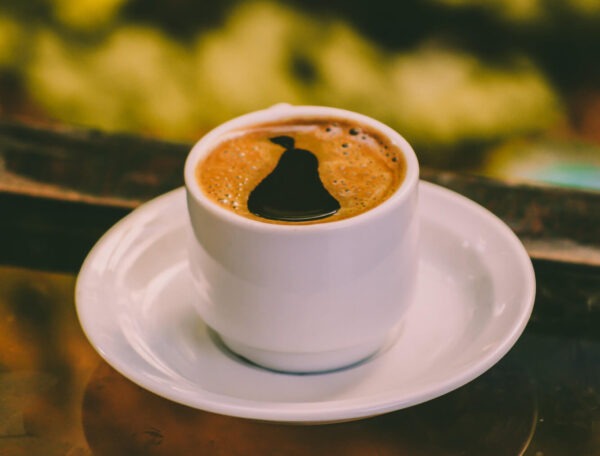 Cup of decaf espresso